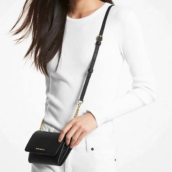 MICHAEL KORS Jet Set Travel Medium Saffiano Leather Smartphone Crossbody Bag - Picture 4 of 4